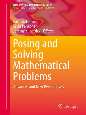 cover image of Posing and Solving Mathematical Problems